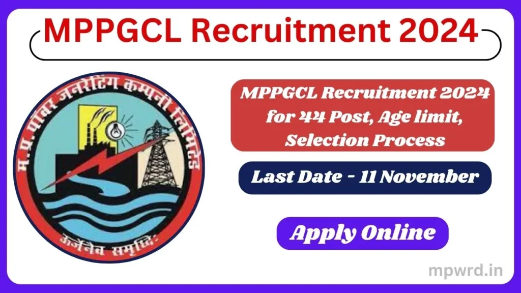 MPPGCL Recruitment 2024 for 44 Post Apply Now